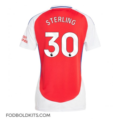 Arsenal Raheem Sterling #30 Hjemmebanetrøje Dame 2024-25 Kortærmet